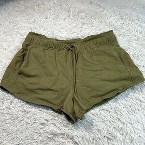 Lululemon Inner Glow High-Rise Short 3" Bronze Green